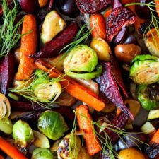 Maple Spiced Roasted Vegetables | Heather Carey