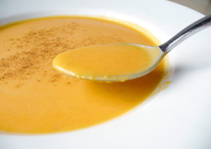Curried Butternut Squash and Apple Soup | Heather Carey