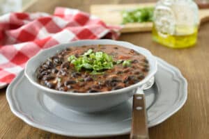 Smoky Black Bean Soup with Toppings You Will Love | Heather Carey
