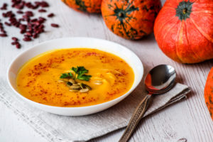 Thai Pumpkin Coconut Soup | Heather Carey