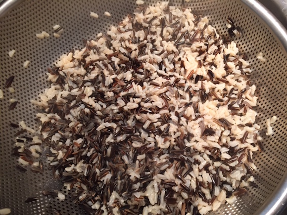 Wild and brown rice make a lovely combination.