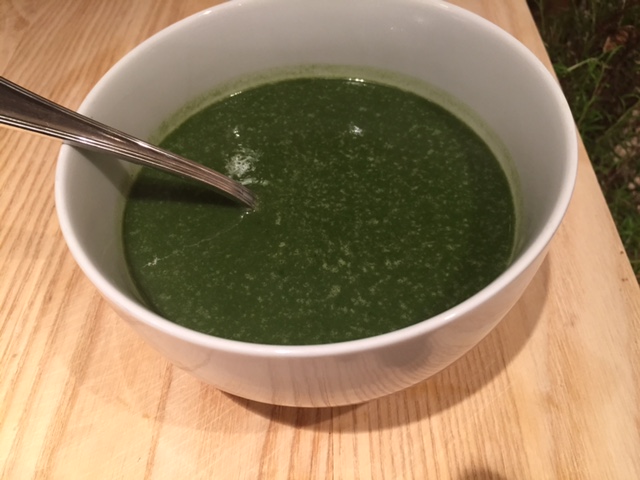 winter greens soup