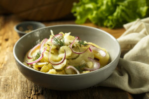 Quick Pickled Cucumbers and Onion | Heather Carey
